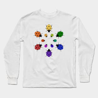 Ladybug Color Wheel Long Sleeve T-Shirt
